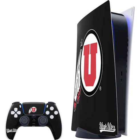 Utah Circle and Feather on Black PS5 Digital Edition Bundle Skin