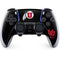 Utah Circle and Feather on Black PS5 DualSense Edge Pro Controller Skin
