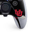 Utah Circle and Feather on Black PS5 DualSense Edge Pro Controller Skin