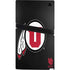 University of Utah Circle and Feather on Black PS5 Pro Bundle Skin