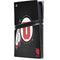 University of Utah Circle and Feather on Black PS5 Pro Console Skin