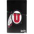University of Utah Circle and Feather on Black PS5 Slim Digital Edition Console Skin