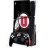 University of Utah Circle and Feather on Black PlayStation PS5 Skins