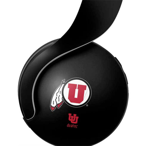 Utah Circle and Feather on Black PULSE 3D Wireless Headset for PS5 Skin