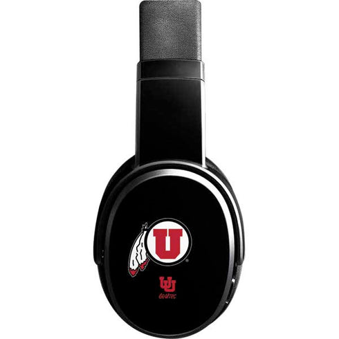 Utah Circle and Feather on Black Skullcandy Crusher Wireless Skin