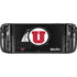 Utah Circle and Feather on Black Steam Deck Handheld Gaming Computer Skin