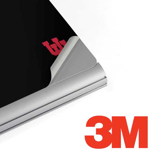 Utah Circle and Feather on Black Surface Book 2 15in Skin