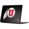 University of Utah Circle and Feather on Black Surface Laptop 7 13.8in Skin