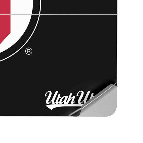 Utah Circle and Feather on Black Surface Laptop Studio Skin