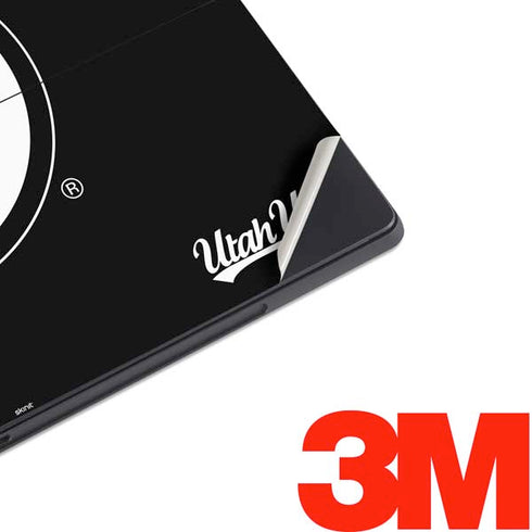 Utah Circle and Feather on Black Surface Pro 6 Skin