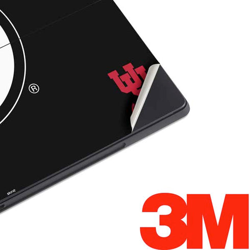 Utah Circle and Feather on Black Surface Pro 7 Skin