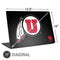 Utah Circle and Feather on Black Universal Laptop 17in (13.8 x 10in) Skin