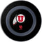 Utah Circle and Feather on Black Wireless Charger Skin