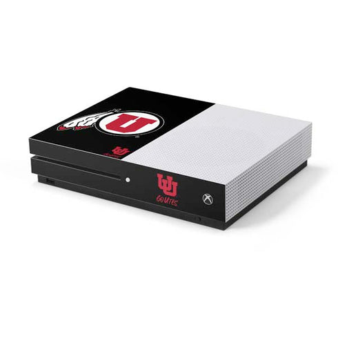 University of Utah Circle and Feather on Black Xbox One Skins