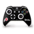 Utah Circle and Feather on Black Xbox One S Controller Skin