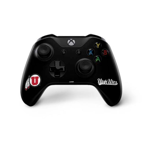 Utah Circle and Feather on Black Xbox One X Bundle Skin
