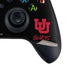 Utah Circle and Feather on Black Xbox Series X Controller Skin