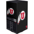 University of Utah Circle and Feather on Black XBox Series X Digital Edition Bundle Skin