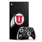 University of Utah Circle and Feather on Black Xbox Series X Skins