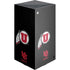 University of Utah Circle and Feather on Black XBox Series X Digital Edition Console Skin