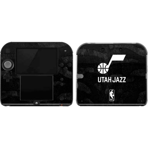 NBA Utah Jazz Black Animal Print Nintendo 2DS Skin