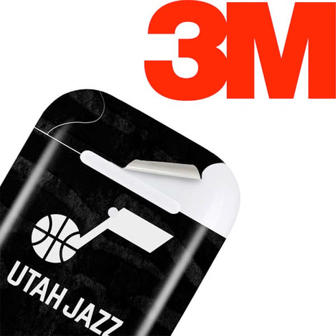 NBA Utah Jazz Black Animal Print Apple AirPods 2 Skin