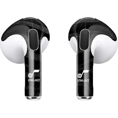 NBA Utah Jazz Black Animal Print Apple AirPods (3rd Gen 2021) Skin