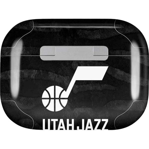 NBA Utah Jazz Black Animal Print AirPods Skins
