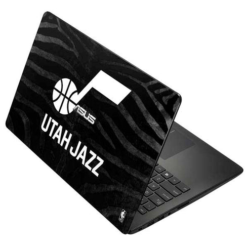 NBA Utah Jazz Black Animal Print Asus X502CA 15.6 Skin