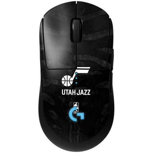 NBA Utah Jazz Black Animal Print G Pro Wireless Gaming Mouse Skin