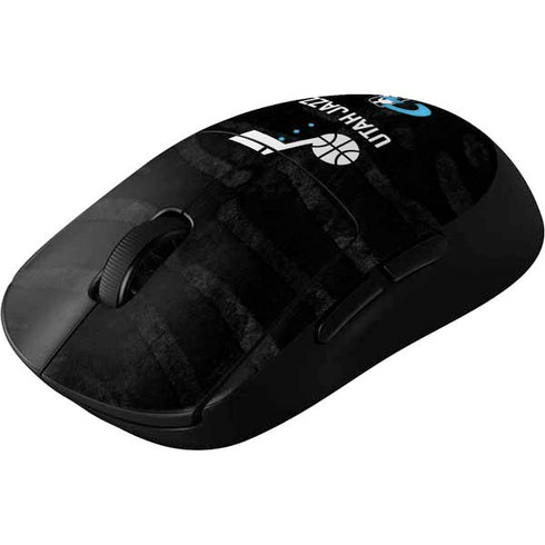 NBA Utah Jazz Black Animal Print G Pro Wireless Gaming Mouse Skin