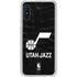 NBA Utah Jazz Black Animal Print Galaxy A10e Clear Case