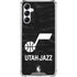 NBA Utah Jazz Black Animal Print Galaxy A14 5G Clear Case