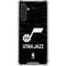 NBA Utah Jazz Black Animal Print Galaxy A17 Clear Case