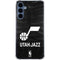 NBA Utah Jazz Black Animal Print Galaxy A35 5G Clear Case
