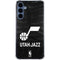 NBA Utah Jazz Black Animal Print Galaxy A35 5G Clear Case