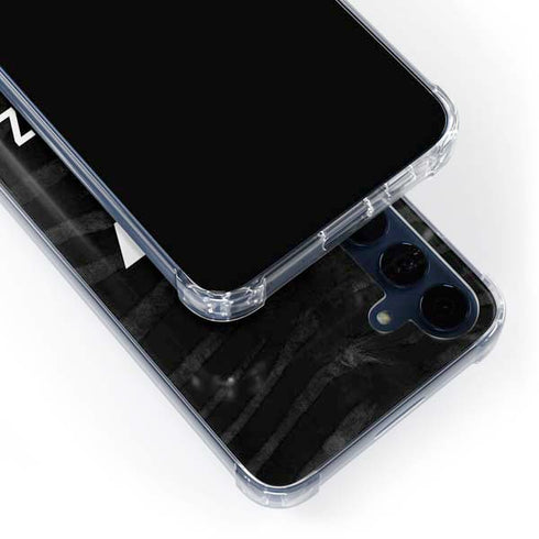 NBA Utah Jazz Black Animal Print Galaxy A35 5G Clear Case