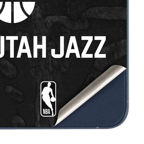 NBA Utah Jazz Black Animal Print Galaxy A35 5G Skin