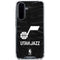 NBA Utah Jazz Black Animal Print Galaxy A36 5G Clear Case
