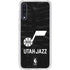 NBA Utah Jazz Black Animal Print Galaxy A50 Clear Case