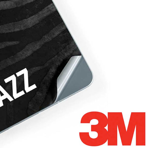 NBA Utah Jazz Black Animal Print Galaxy Book 12in Skin