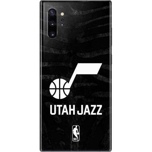 NBA Utah Jazz Black Animal Print Galaxy Note 10 Plus Skin