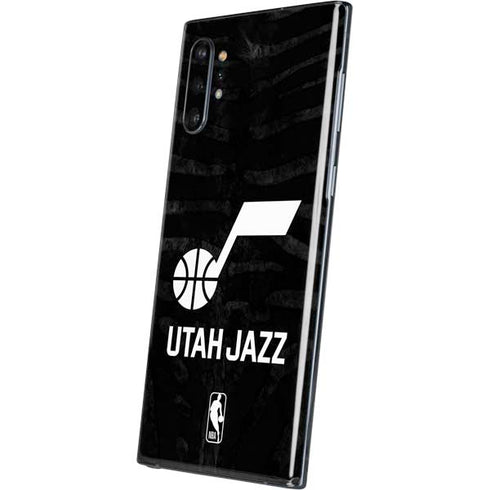 NBA Utah Jazz Black Animal Print Galaxy Note 10 Plus Skin