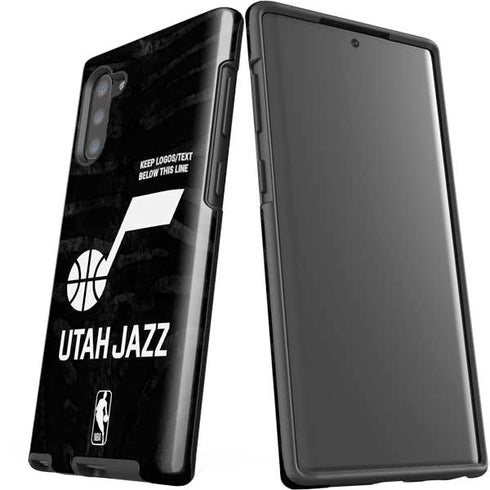 NBA Utah Jazz Black Animal Print Galaxy Note 10 Pro Case