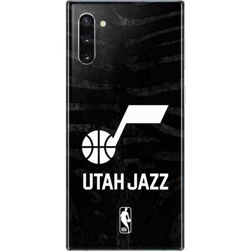 NBA Utah Jazz Black Animal Print Galaxy Note 10 Skin