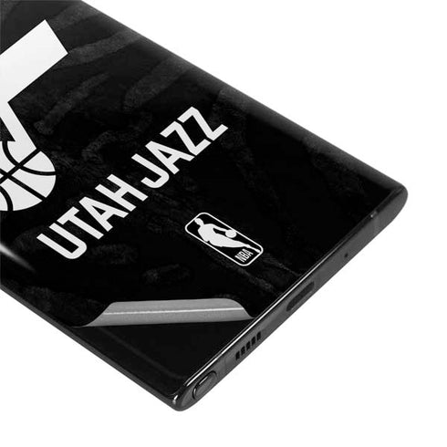 NBA Utah Jazz Black Animal Print Galaxy Note 10 Skin