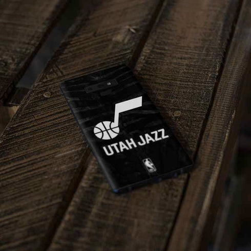 NBA Utah Jazz Black Animal Print Galaxy Note 9 Skin