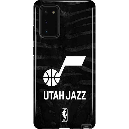 NBA Utah Jazz Black Animal Print Galaxy Note20 5G Pro Case