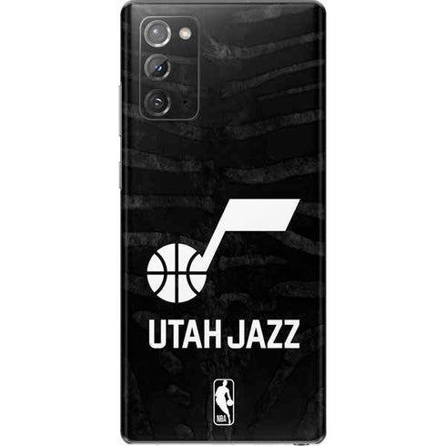 NBA Utah Jazz Black Animal Print Galaxy Note20 5G Skin