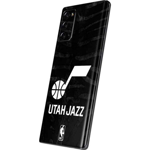 NBA Utah Jazz Black Animal Print Galaxy Note20 5G Skin